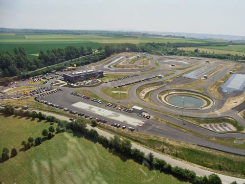 Luftbild vom ADAC Fahrsicherheitszentrum Grevenbroich