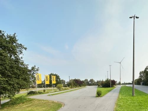 Luftbild der ADAC Trainingsanlage Bremen