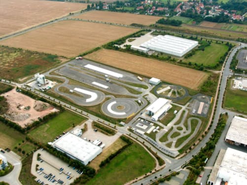 Luftbild des ADAC Fahrsicherheitszentrum Thüringen / Grammetal
