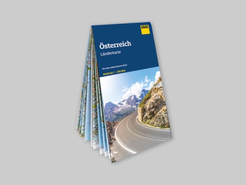 Länderkarte Österreich ADAC 2024