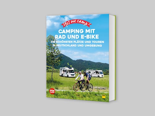 Buchtitel Camping mit Rad und E-Bike - yes we camp