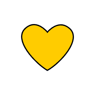 Ein gelbes Herz