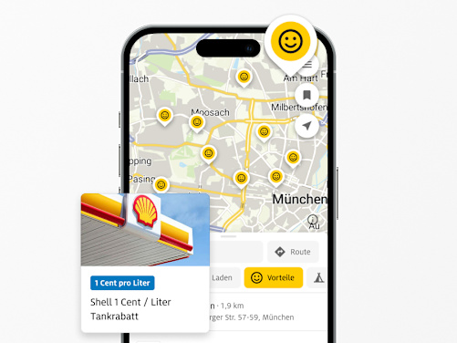 Screenshots der ADAC Drive App