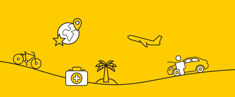 Collage mit mehreren Piktogrammen