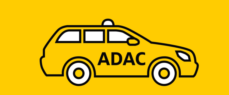 Piktogramm eines ADAC Strassenwacht-Autos