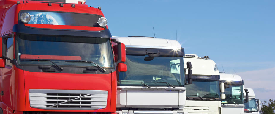 Lkws bei ADAC Lkw-Training