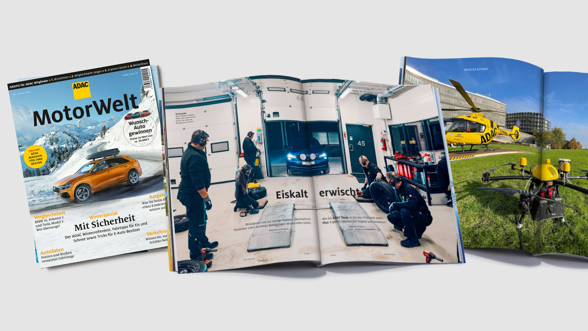 Cover und Innenansicht der ADAC Motorwelt Premium