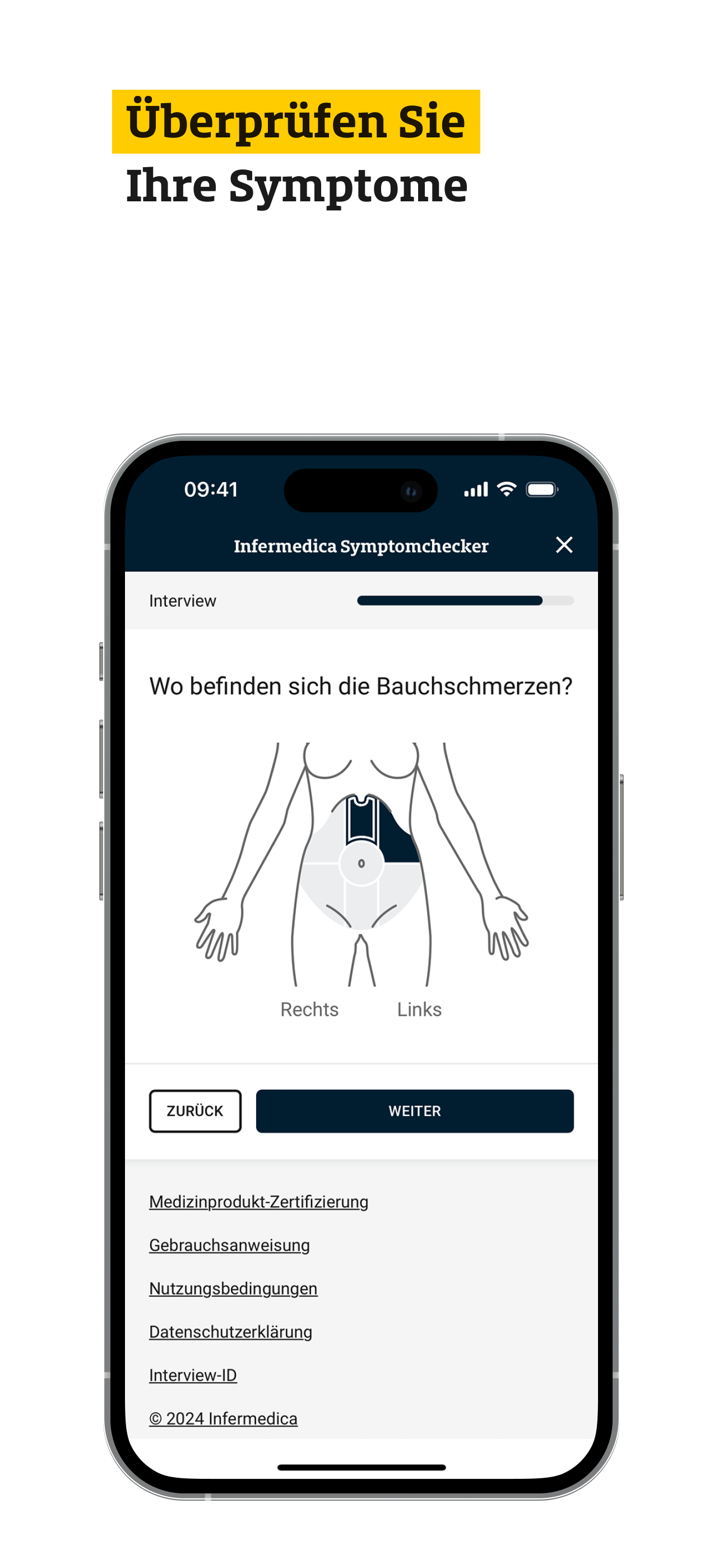 ADAC Medical App Screenshot