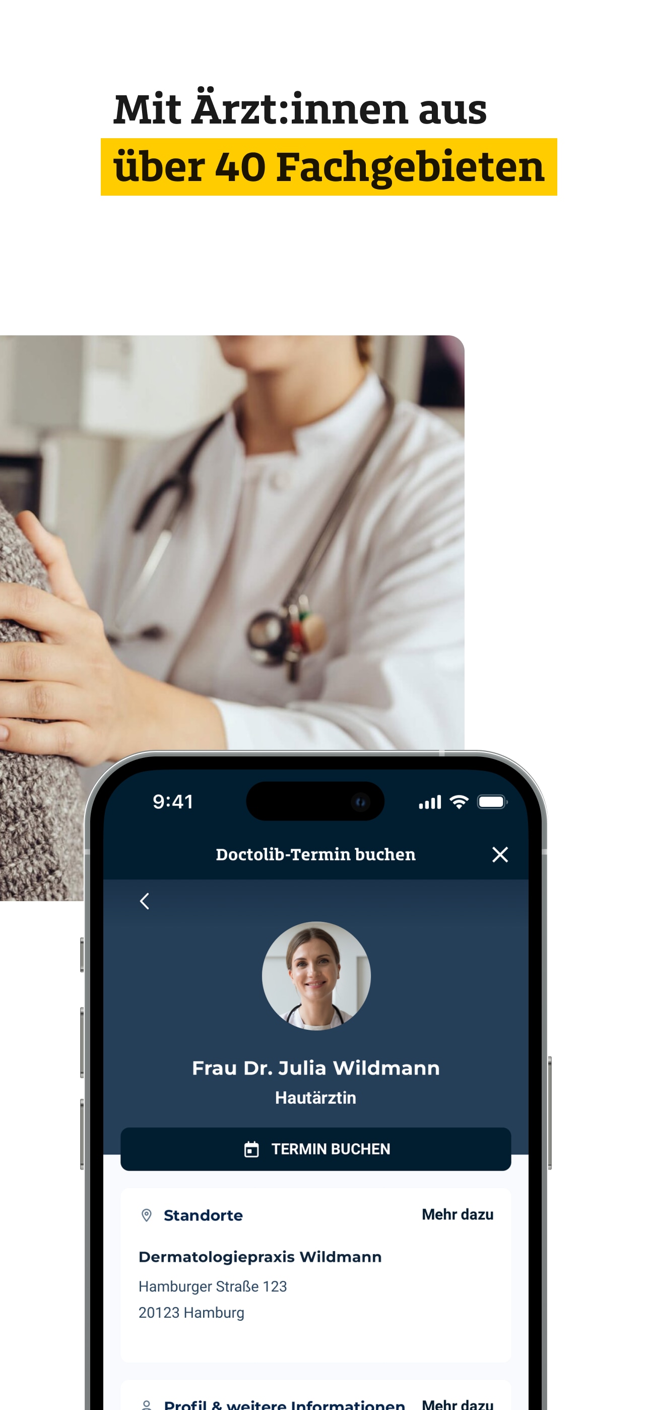 ADAC Medical App Screenshot