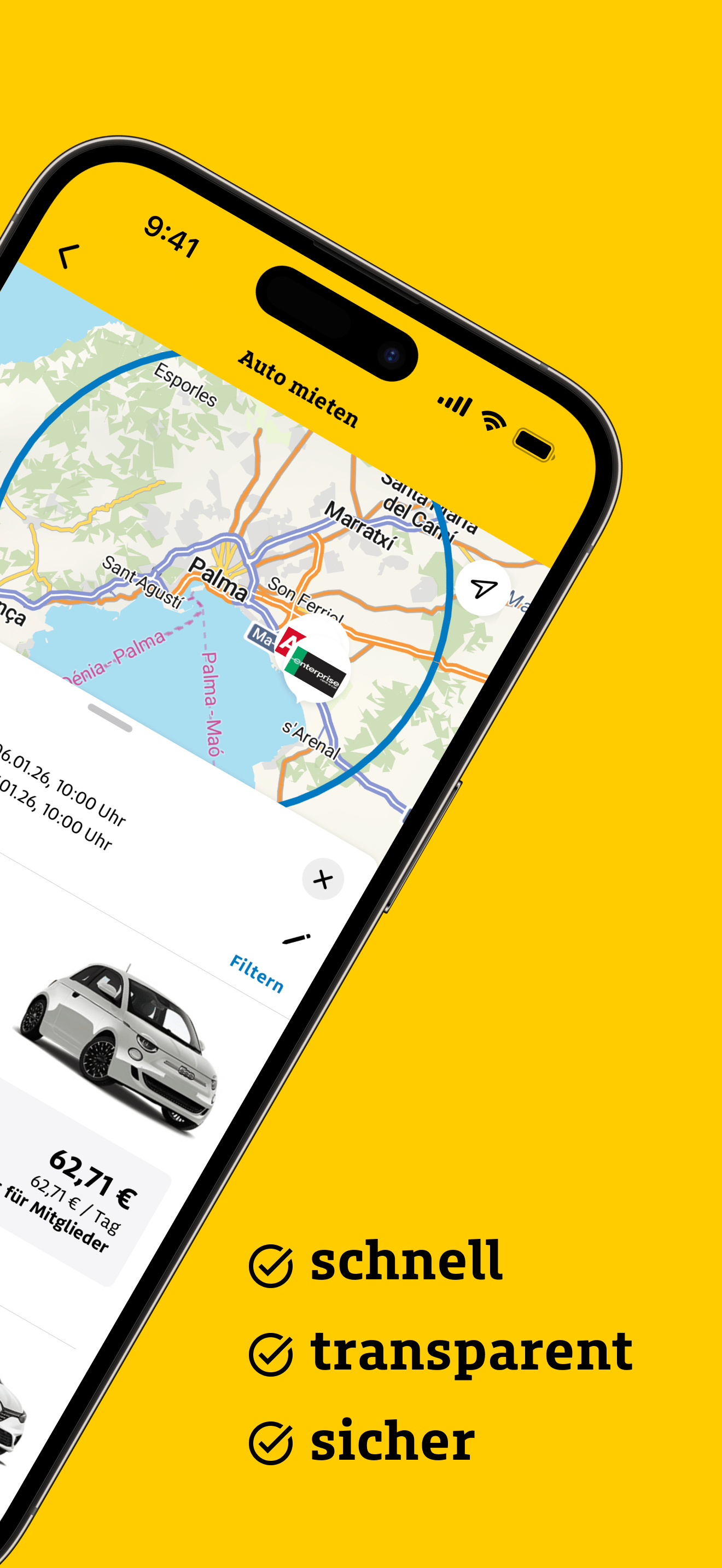 ADAC Mobility App Screenshot