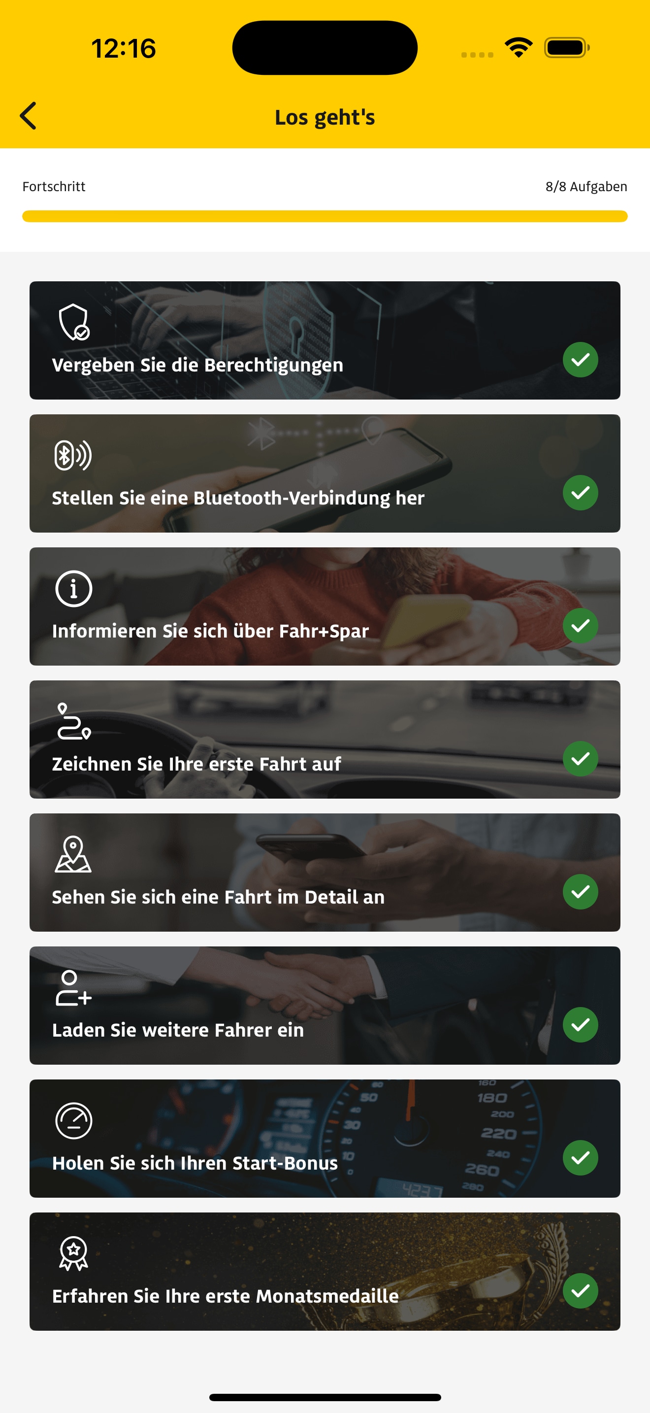 ADAC Fahr + Spar App Screenshot