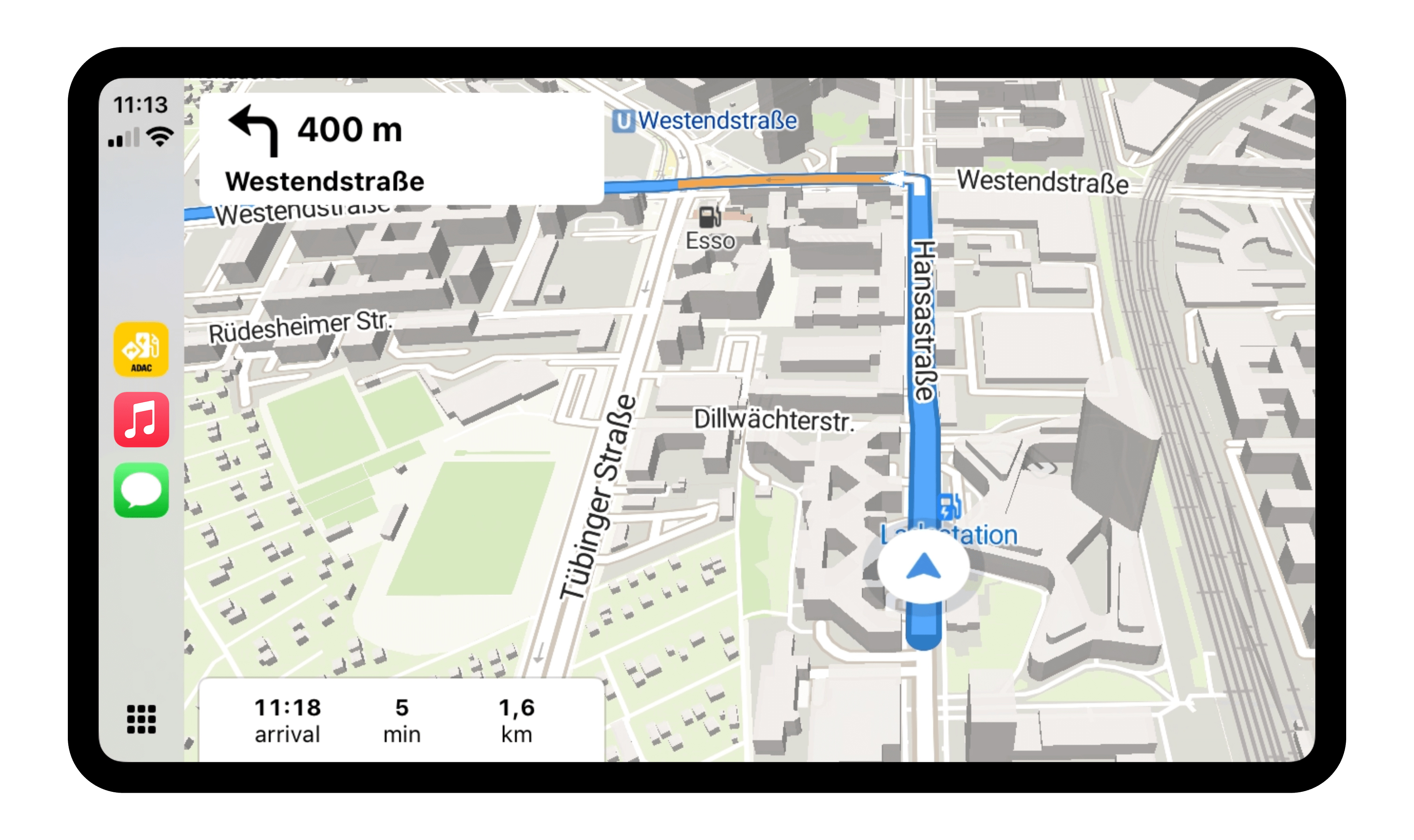 Screenshots der ADAC Drive App