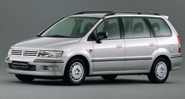 Auto, Mitsubishi Space Star GDI, Van, Modell 1999-2002, blau