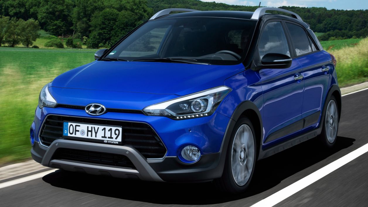 Barre Portatutto In Alluminio Per Hyundai I20 (GB) 2014-2019 - ACE-3, 2 Barre, Grigio, Carico Max 75 Kg