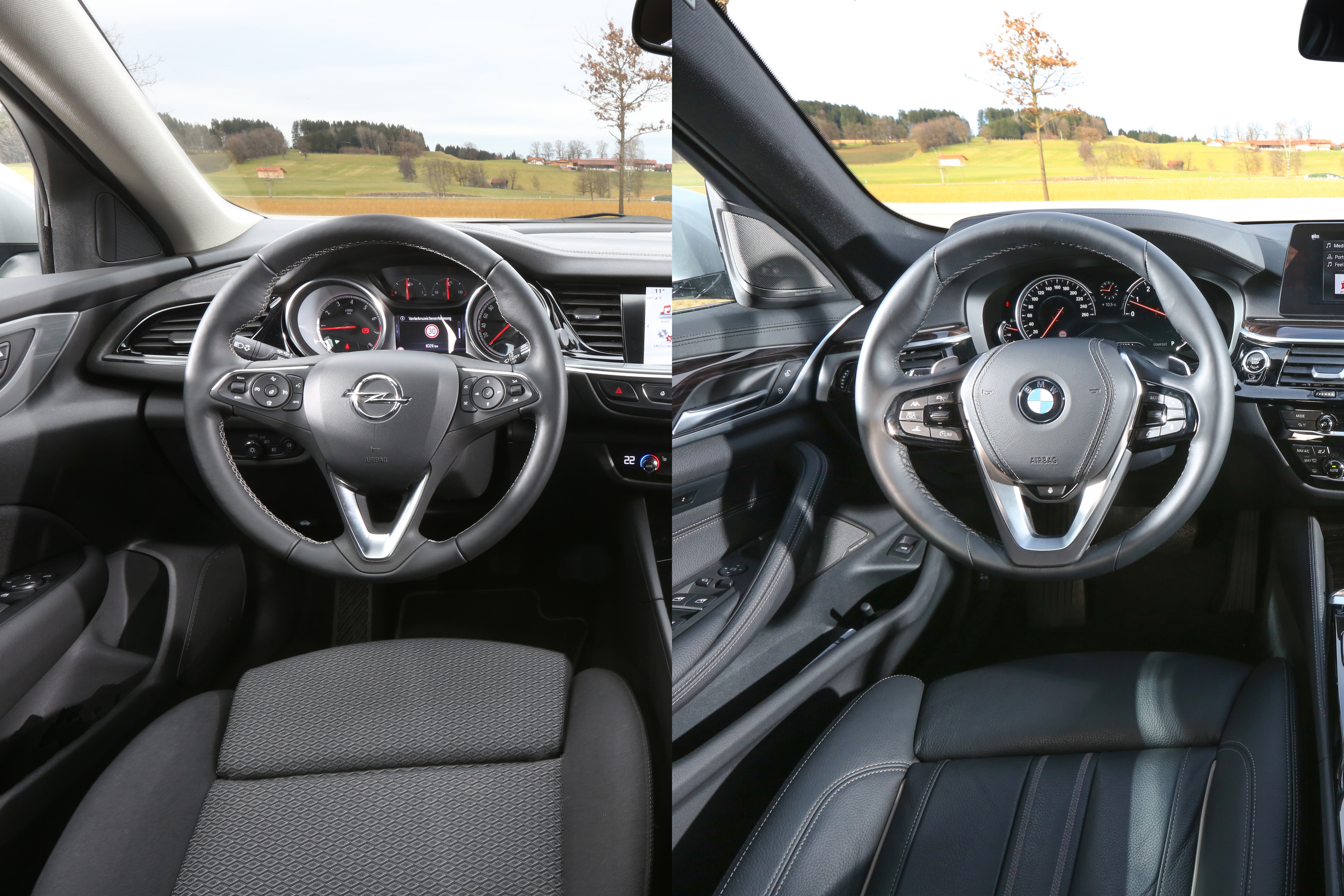 Bmw 5er Touring Vs Opel Insignia Sports Tourer Adac